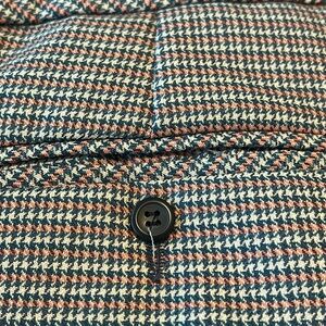 Pendleton Houndstooth Trousers - Blue and Orange